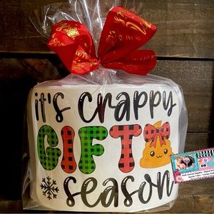 It’s Crappy Gift Season Toilet Paper Gag Gift By Tipsy Soul Sisters